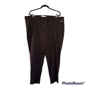 Calvin Klein Black Slim Ankle Pant 20W